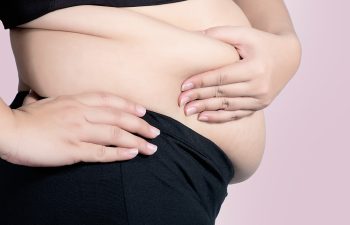 woman fat belly